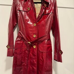 Burberry Red Trench Coat
